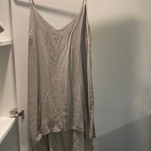 summer sage green slip dress